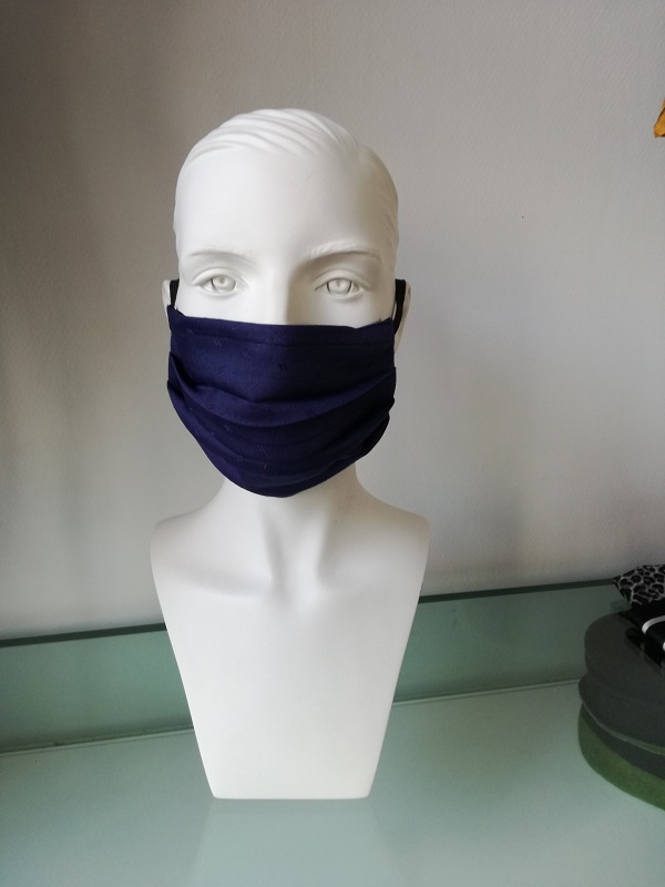Mondkapje donkerblauw Mondkapje donkerblauw