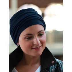 Top Noa Navy - chemo mutsje / alopecia hoofdbedekking Comfortabele chemo mutsjes Mooihoofd - Top Noa Navy - haaruitval chemo