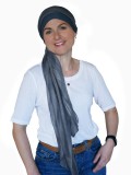Sjaalmutsje Fusion Jeans - chemo hoofdsjaal / alopecia sjaal Sjaalmutsje Fusion Jeans - chemo hoofdsjaal / alopecia sjaal