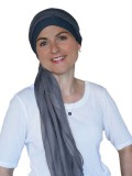 Sjaalmutsje Fusion Jeans - chemo hoofdsjaal / alopecia sjaal Sjaalmutsje Fusion Jeans - chemo hoofdsjaal / alopecia sjaal