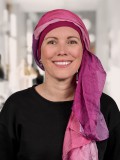 Chemo Hoofddoekjes chemo Mooihoofd - Sjaalmutsje Fusion Pink