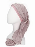 chemo mutsjes winkel- Sjaalmutsje New Delhi Pink- chemo hoofdbedekking