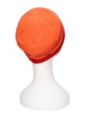 Hat Zoë orange/red - chemo hat / alopecia headwear