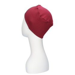 Chemo slaapmuts Elisa Rood - chemo mutsjes Lookhatme / alopecia mutsje