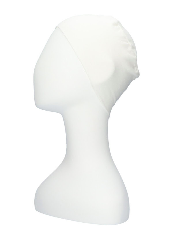 Chemo slaapmuts Elisa Wit - chemo mutsjes Lookhatme / alopecia mutsje