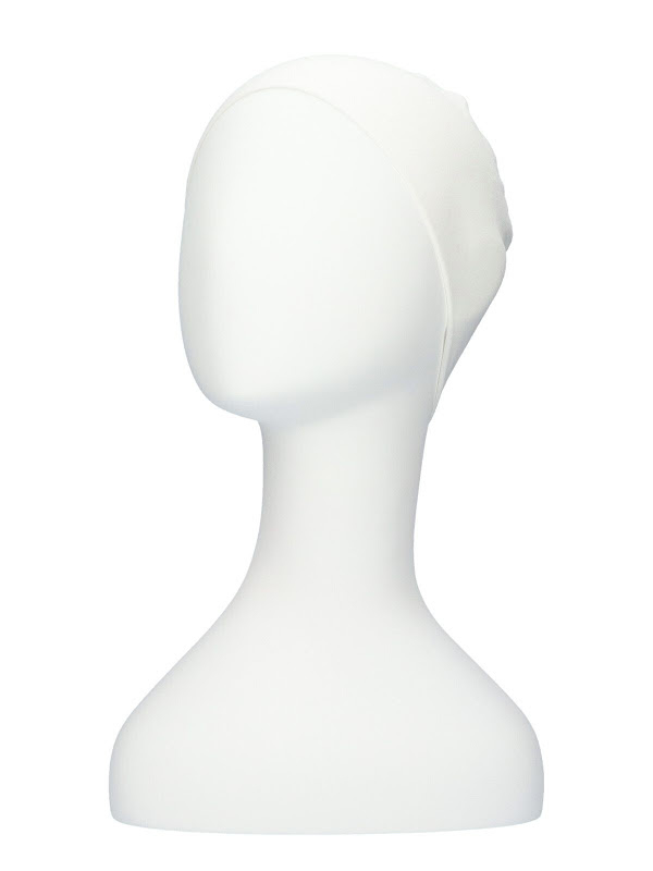 Chemo slaapmuts Elisa Wit - chemo mutsjes Lookhatme / alopecia mutsje