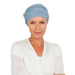 Chemo mutsjes winkel Mooihoofd - Top PLUS bleu - chemo muts