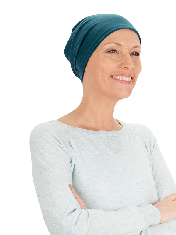 Top Aca petrol - chemo mutsje / alopecia mutsje Top Aca petrol - chemo mutsje / alopecia mutsje