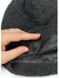 Beanie Courtney, met fleece, grijs Beanie Courtney, met fleece, grijs
