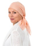 Sjaalmutsje Shorty Peach Sjaalmutsje Shorty Peach